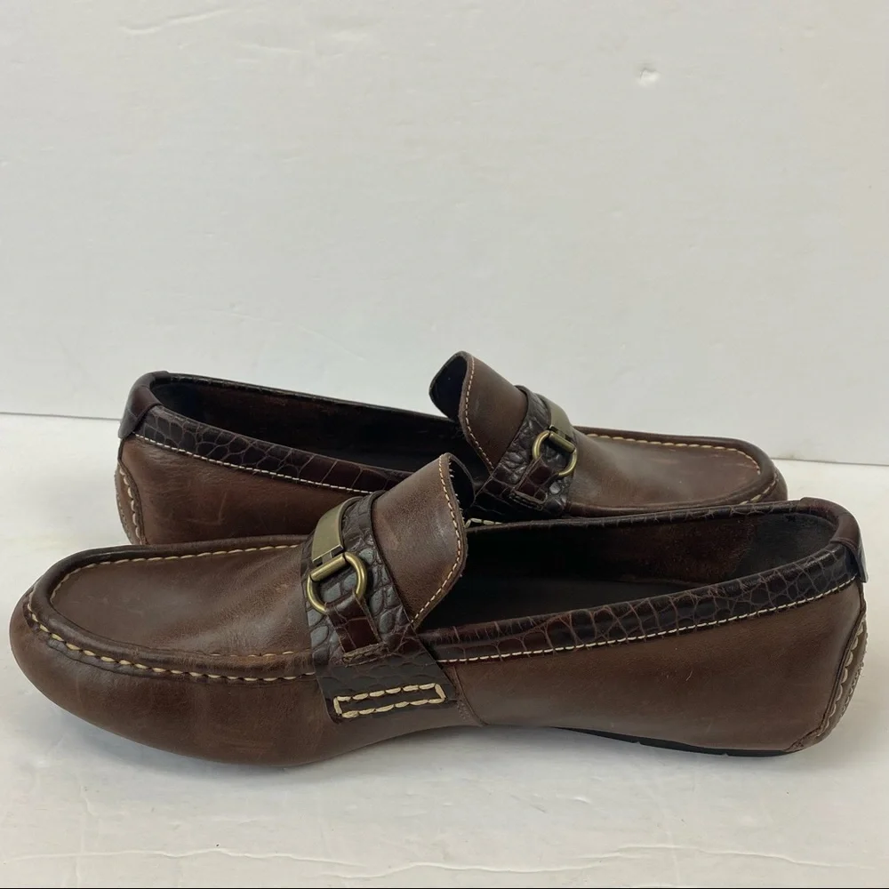 Cole Haan Venetian Loafer Men's 10 M French Roast Brown Loafers Buckle C11396